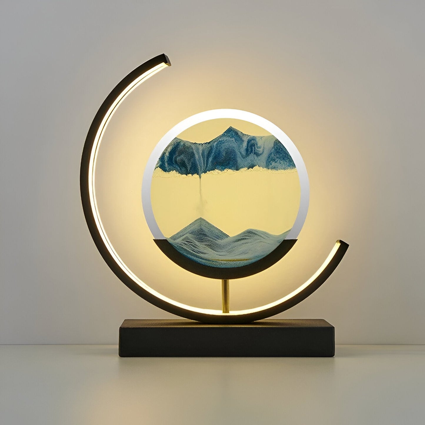 SandArt | Dimmbare LED Sandlampe - Kabellose Einzigartige Entspannungslampe