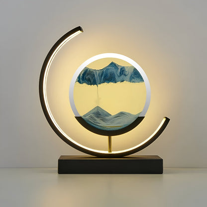 SandArt | Dimmbare LED Sandlampe - Kabellose Einzigartige Entspannungslampe