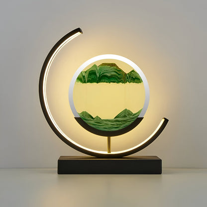 SandArt | Dimmbare LED Sandlampe - Kabellose Einzigartige Entspannungslampe
