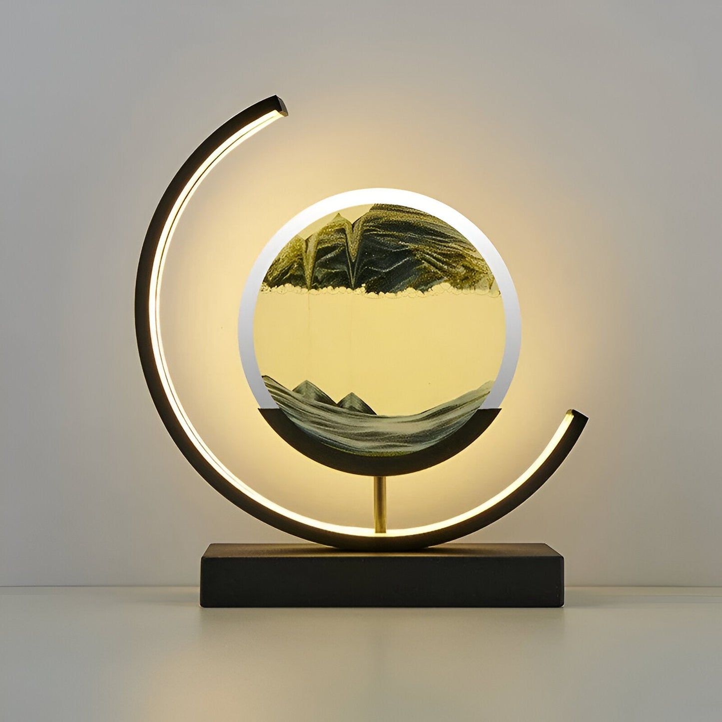SandArt | Dimmbare LED Sandlampe - Kabellose Einzigartige Entspannungslampe
