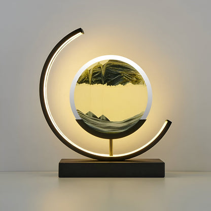 SandArt | Dimmbare LED Sandlampe - Kabellose Einzigartige Entspannungslampe