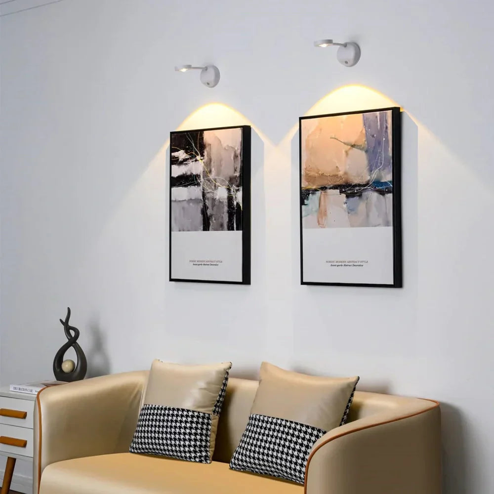 AuraSpot - LED Bewegungs-Spotlight kabellos mit Akku & dimmbar Wandlampe