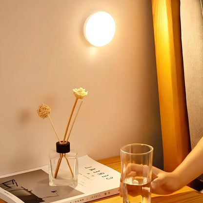 LichtKreis - LED Nachtlicht mit Bewegungsmelder – Kabellos & USB-aufladbar