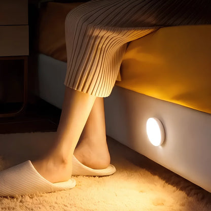 LichtKreis - LED Nachtlicht mit Bewegungsmelder – Kabellos & USB-aufladbar