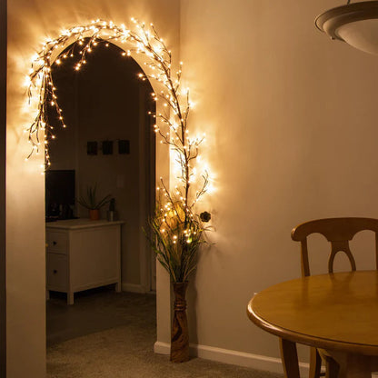 Verzauberte Weidenrebe | Verzauberte LED Wandlampe
