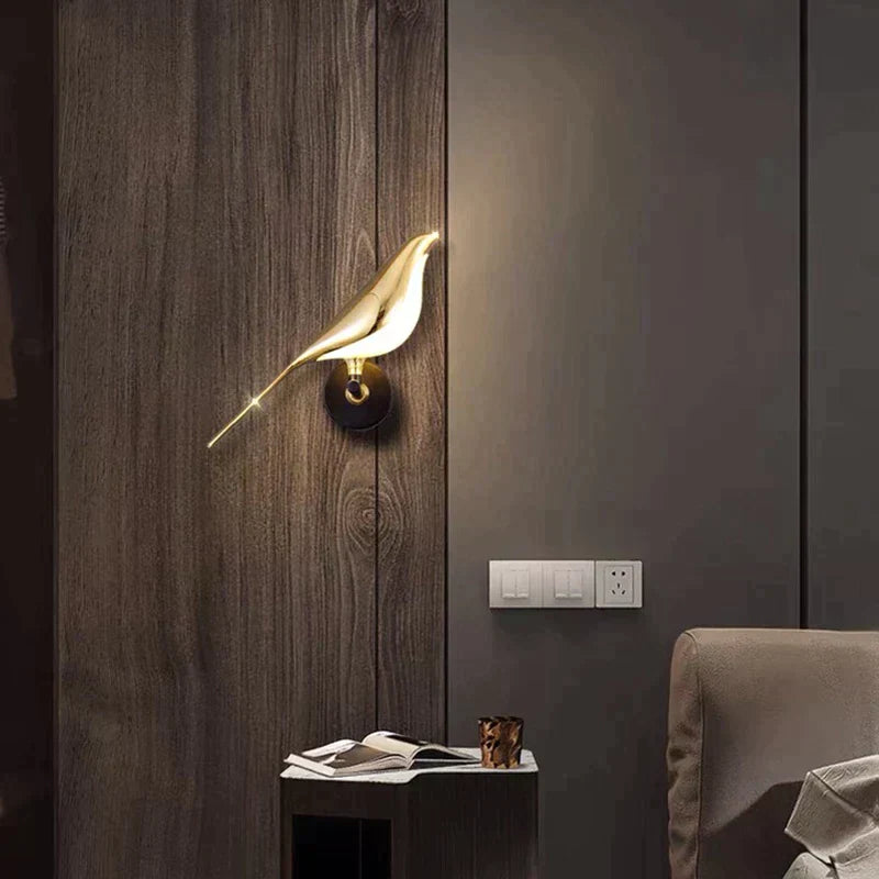 LumiBird | Skandinavische LED-Vogel-Wandleuchte