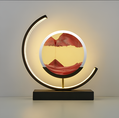 SandArt | Dimmbare LED Sandlampe - Kabellose Einzigartige Entspannungslampe