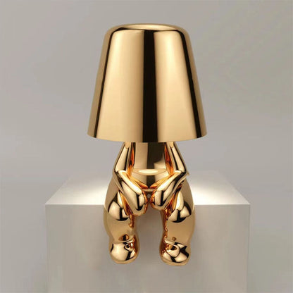 Lampenmännchen - Kunstvolle Moderne LED Tischlampe | Dimmbare Beleuchtung je nach Stimmung