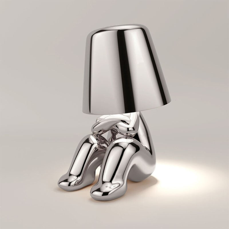 Lampenmännchen - Kunstvolle Moderne LED Tischlampe | Dimmbare Beleuchtung je nach Stimmung