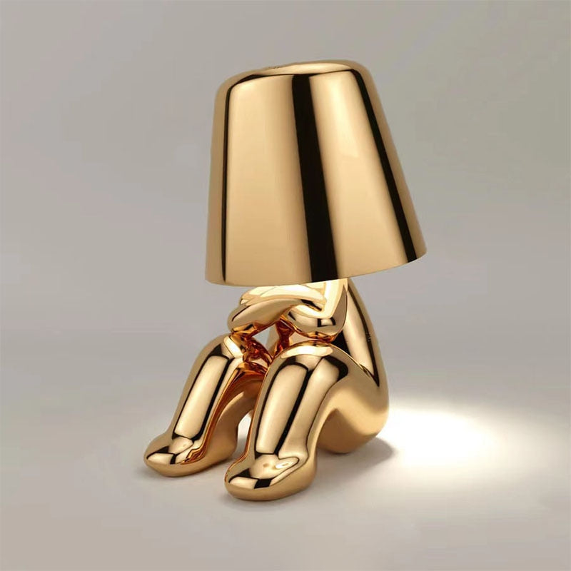 Lampenmännchen - Kunstvolle Moderne LED Tischlampe | Dimmbare Beleuchtung je nach Stimmung