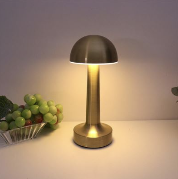 Kabellose Dimmbare LED Akku Tischlampe LuxDesign -  Modern über Touch | Wohnzimmer | Leselampe | Nachttischlampe