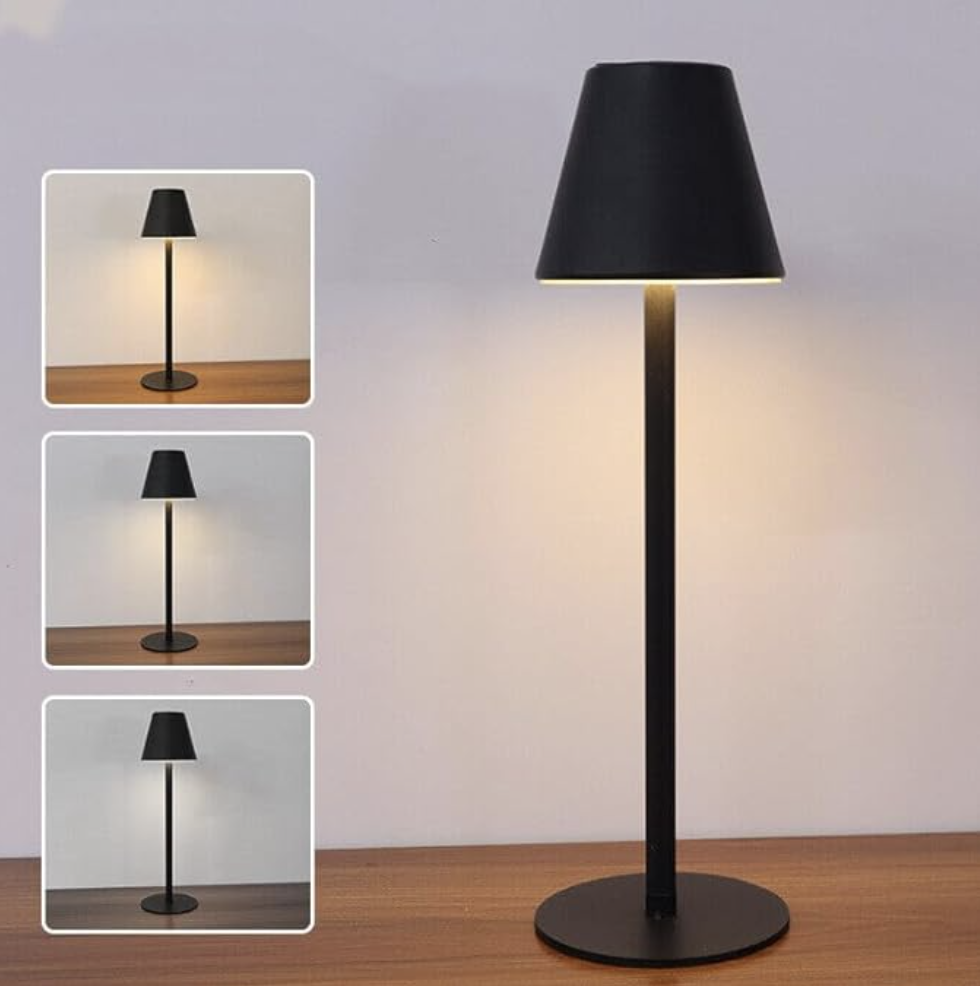 Kabellose Dimmbare LED Akku Tischlampe LuxeModern - Touch | Wohnzimmer | Leselampe | Nachttischlampe