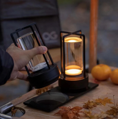 LumiLight Kabellose Tischleuchte - Wasserfest und tragbar - Beleuchtet mit Stil und Dimmfunktion
