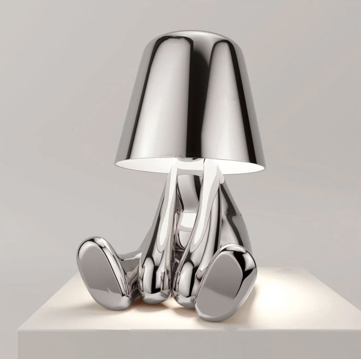 Lampenmännchen - Kunstvolle Moderne LED Tischlampe | Dimmbare Beleuchtung je nach Stimmung