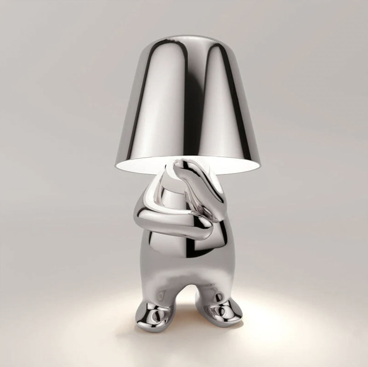 Lampenmännchen - Kunstvolle Moderne LED Tischlampe | Dimmbare Beleuchtung je nach Stimmung