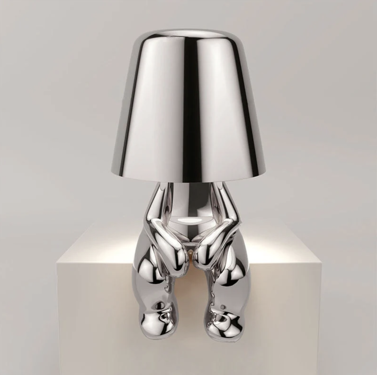 Lampenmännchen - Kunstvolle Moderne LED Tischlampe | Dimmbare Beleuchtung je nach Stimmung