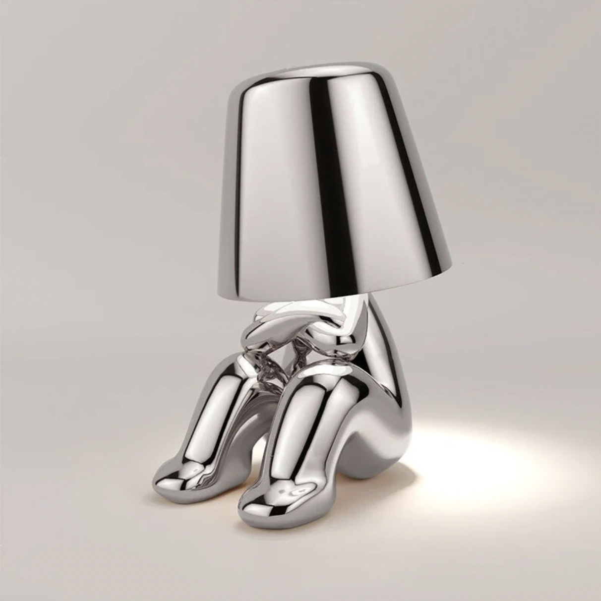 Lampenmännchen - Kunstvolle Moderne LED Tischlampe | Dimmbare Beleuchtung je nach Stimmung