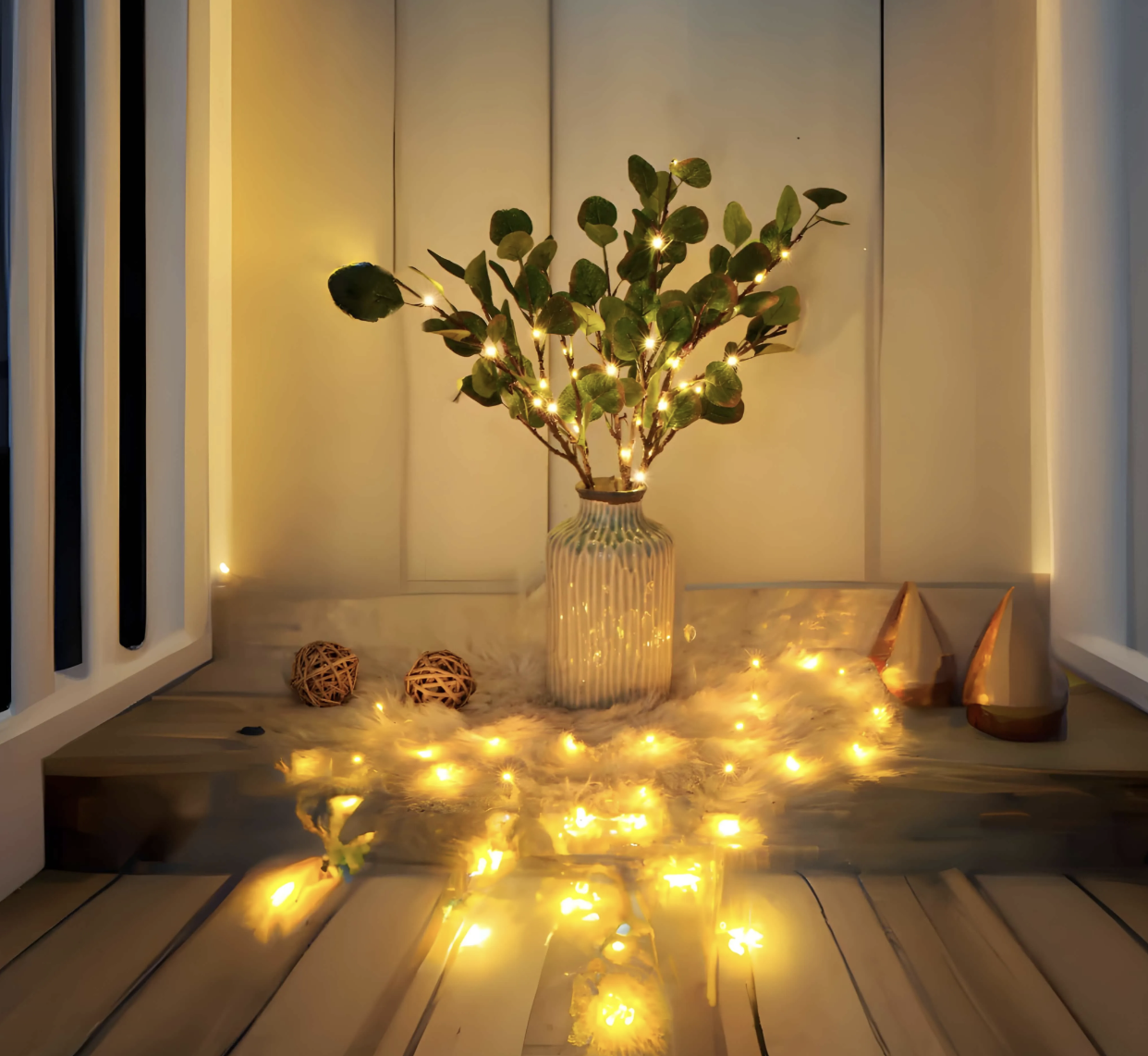 Feenlicht Olivenzweig - Zauberhafte Lichterkette im Olivenzweig-Design
