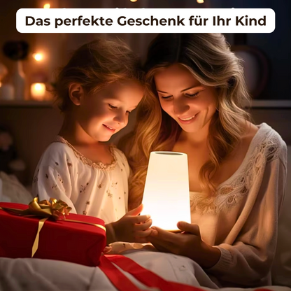 LumiSleep - USB Wiederaufladbare Kabellose Nachttischlampe mit Dimmbar Touch (Inklusive 13 Farben + Fernbedienung)