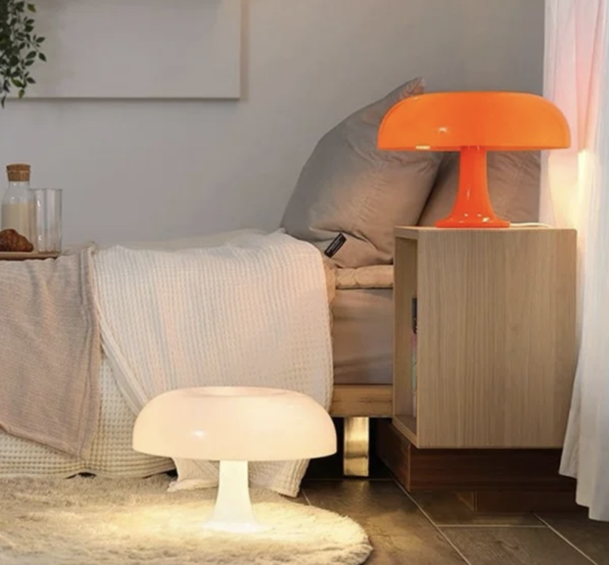 PilzGlow- Kabellose Pilzlampe Orange