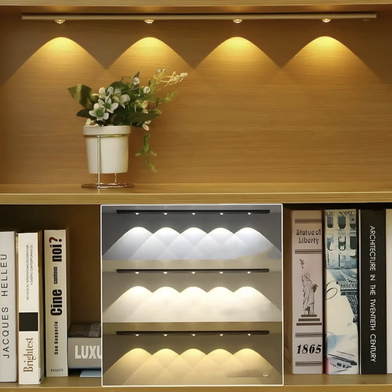 SmartWall - Kabellose LED Wandleuchte mit integriertem Bewegungsmelder
