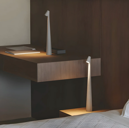 Kabellose Tischlampe mit Akku 'NordicLicht' - USB Akku Tischlampe ohne Kabel
