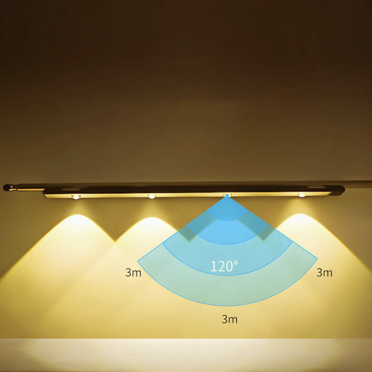 Kabellose Smart LED-Leuchte mit Bewegungssensor