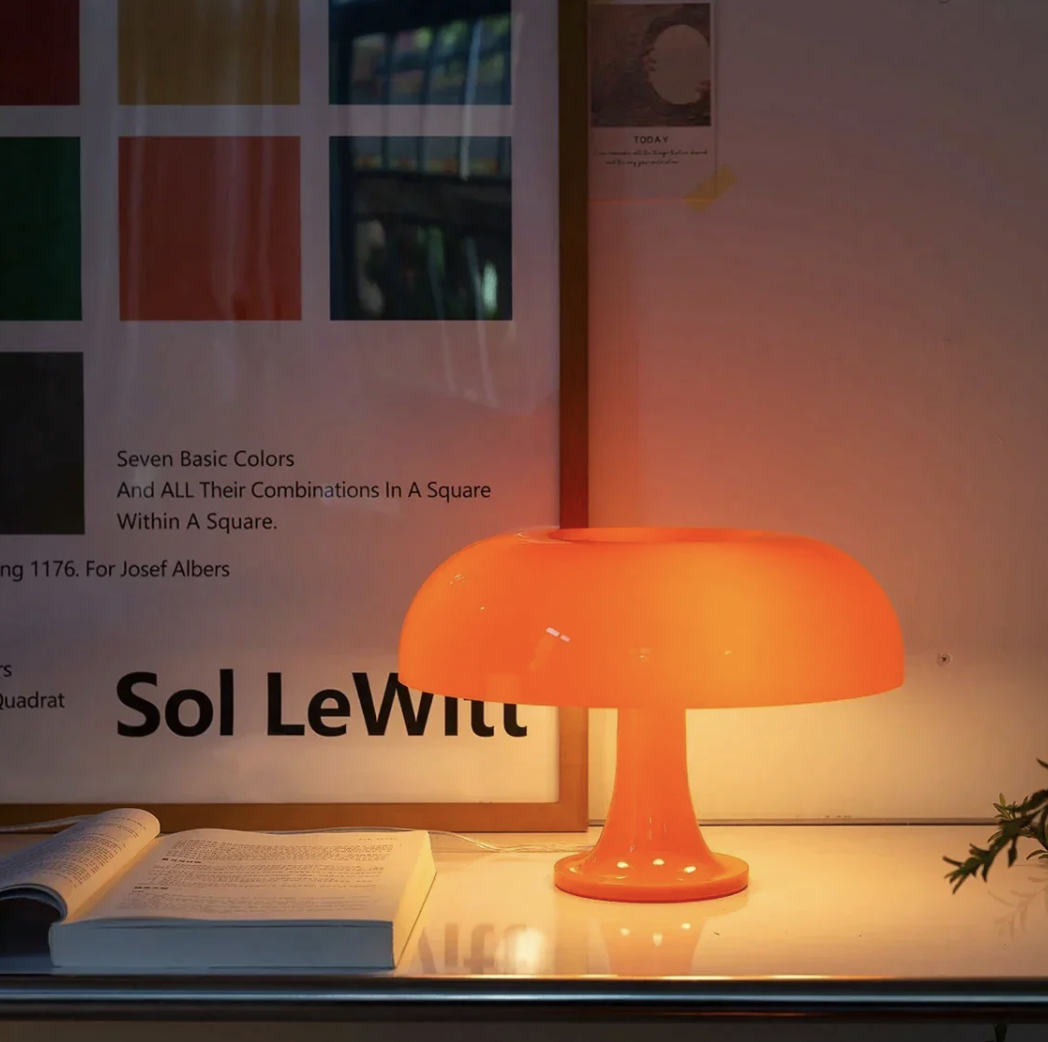 PilzGlow- Kabellose Pilzlampe Orange