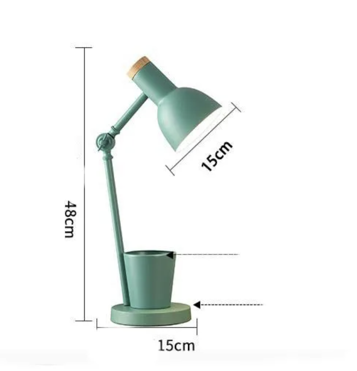Kinder Tischlampe - Nordische gelbe Kinder Schreibtischlampe - Verstellbare Lampe