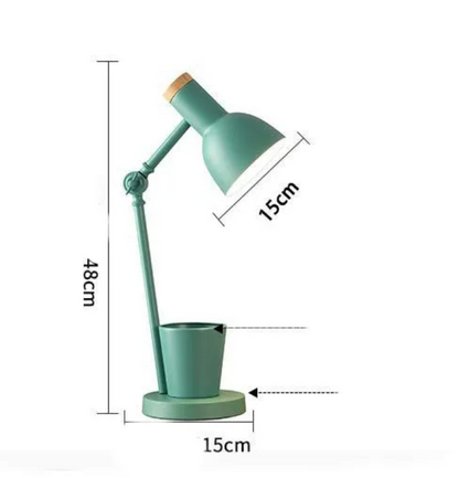 Kinder Tischlampe - Nordische gelbe Kinder Schreibtischlampe - Verstellbare Lampe