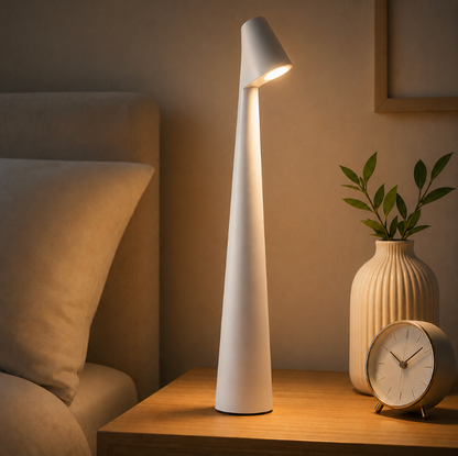 Kabellose Tischlampe mit Akku 'NordicLicht' - USB Akku Tischlampe ohne Kabel