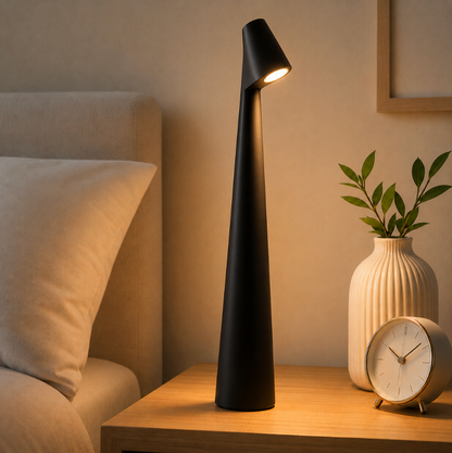 Kabellose Tischlampe mit Akku 'NordicLicht' - USB Akku Tischlampe ohne Kabel