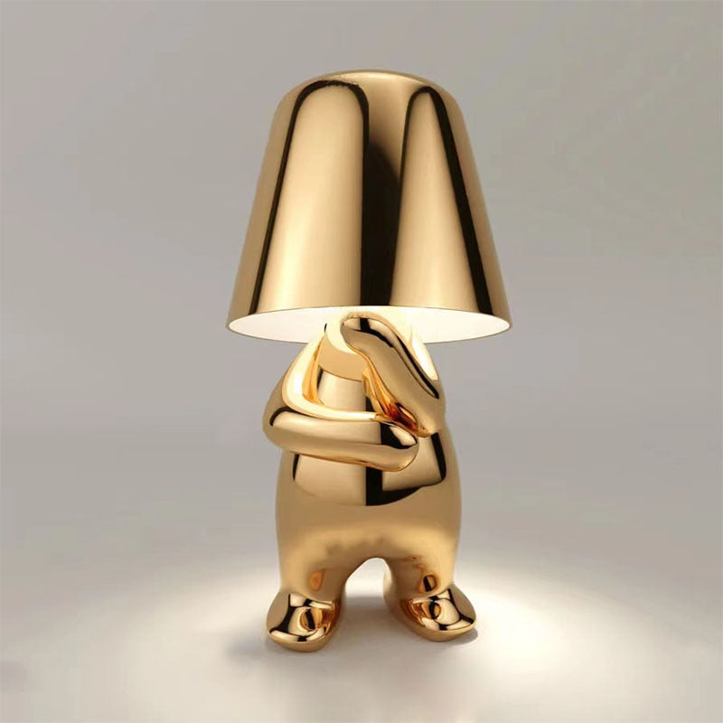 Lampenmännchen - Kunstvolle Moderne LED Tischlampe | Dimmbare Beleuchtung je nach Stimmung