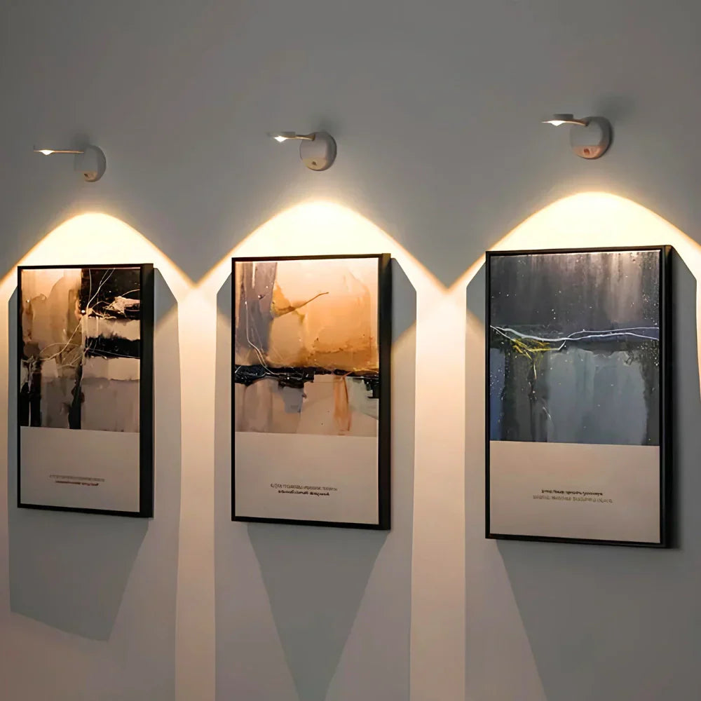 AuraSpot - LED Bewegungs-Spotlight kabellos mit Akku & dimmbar Wandlampe