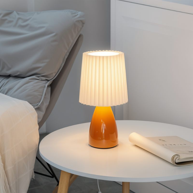 LunaLight – Kabellose Minimalistische Tischlampe | Nachttischlampe | Leselampe