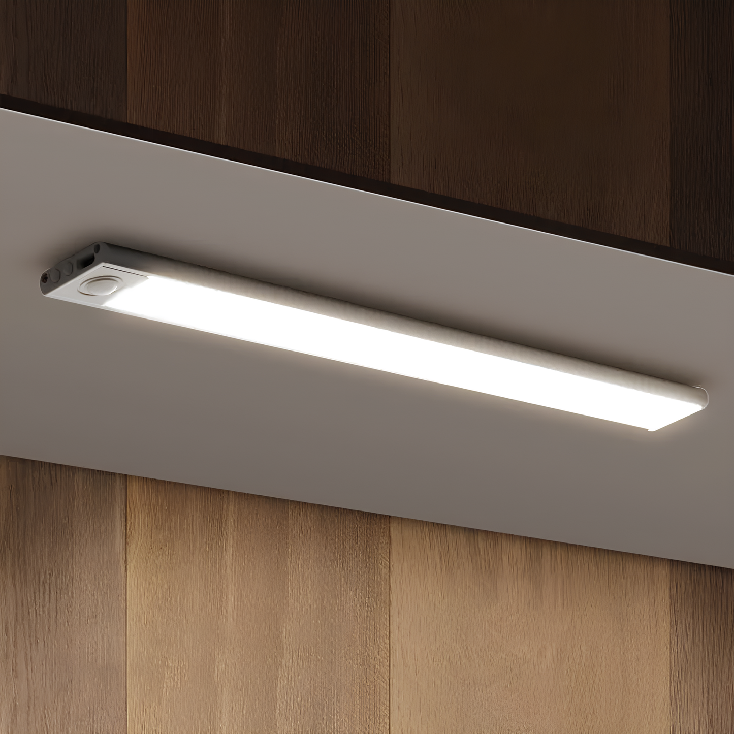 LazyStick - LED Unterbauleuchte mit Bewegungsmelder – USB Wiederaufladbare Lichtleiste Kabellos für Küche, Schrank, Flur und Treppe